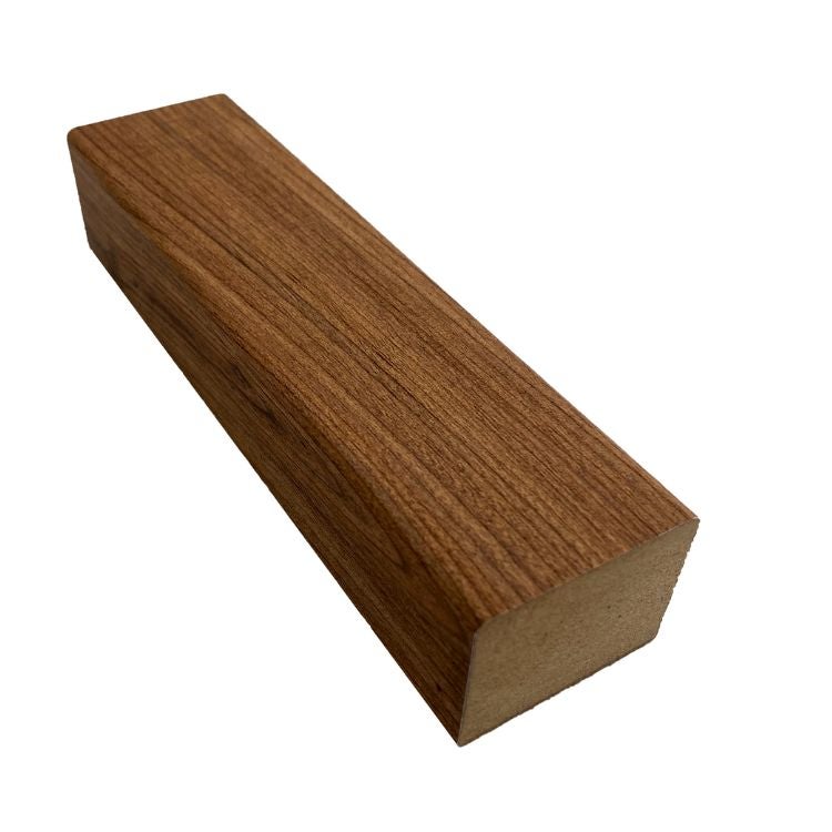 Pack 10 Unidades Revestimiento pared palillería MDF Listón color Nogal 240x3,8x3,0 cm - 2