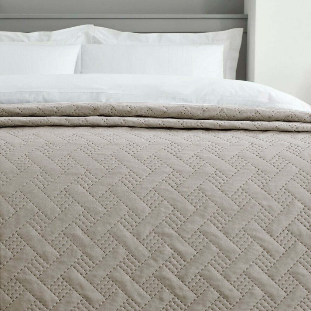 Home mercury- colcha bouti rombos para verano y entretiempo 100% poliéster. colchas cubre cama fina, ligera y suave. (camel, cama 105-200x260cm)