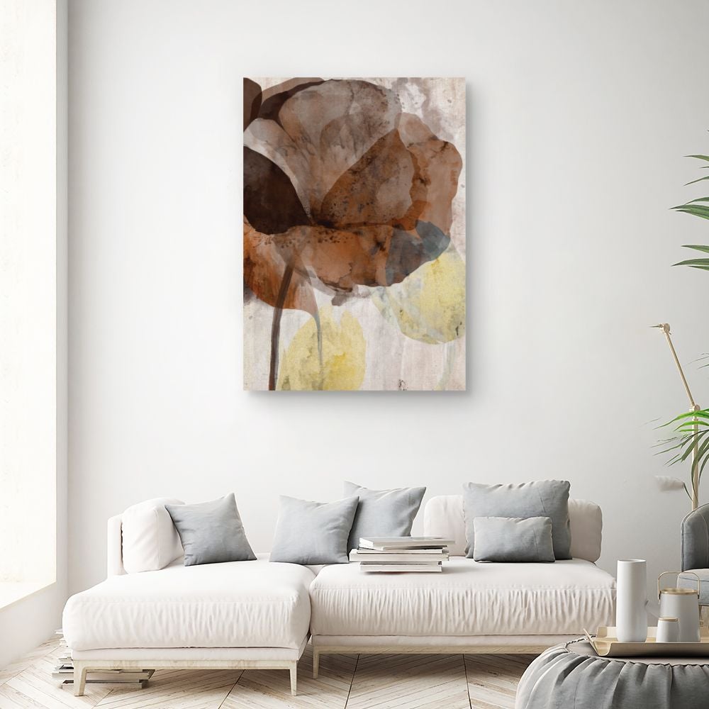 Toile Fleur abstraite / 100x140cm / Fabriqué en France / DADA ART - 2