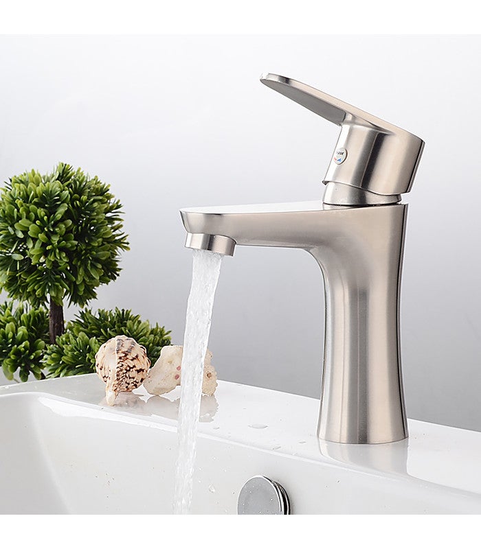 Miscelatore In Acciaio Inox Versione Alta Per Lavabo Senza Scarico Di Tubico Nil - Foto 7