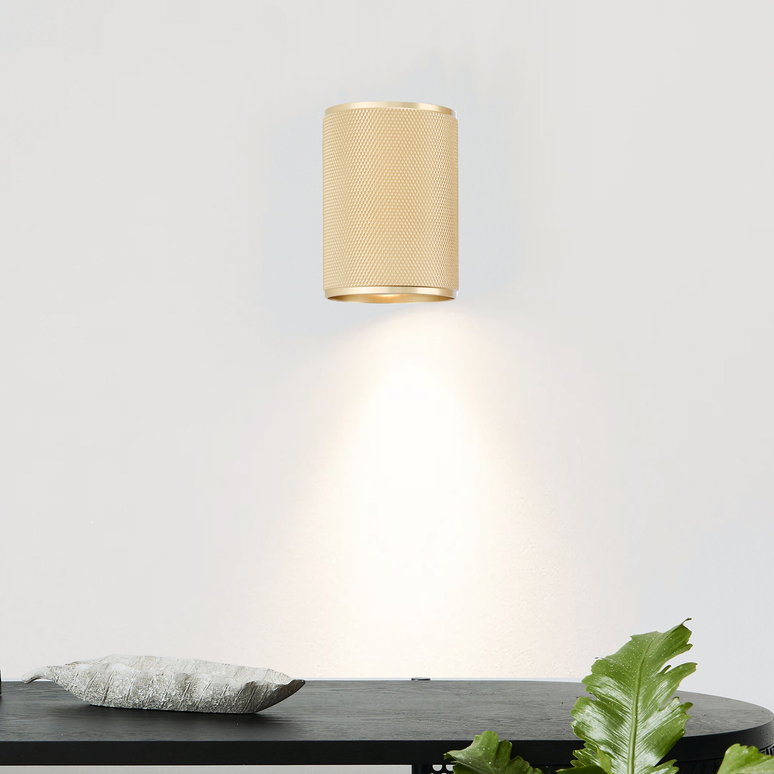Brilliant Lamp Marty LED kinkiet 1 żarówka czarny piasek/matowe aluminium/metaliczne złoto 1x GU10, 10 W, żarówka LED w zestawie i wymienna - 4