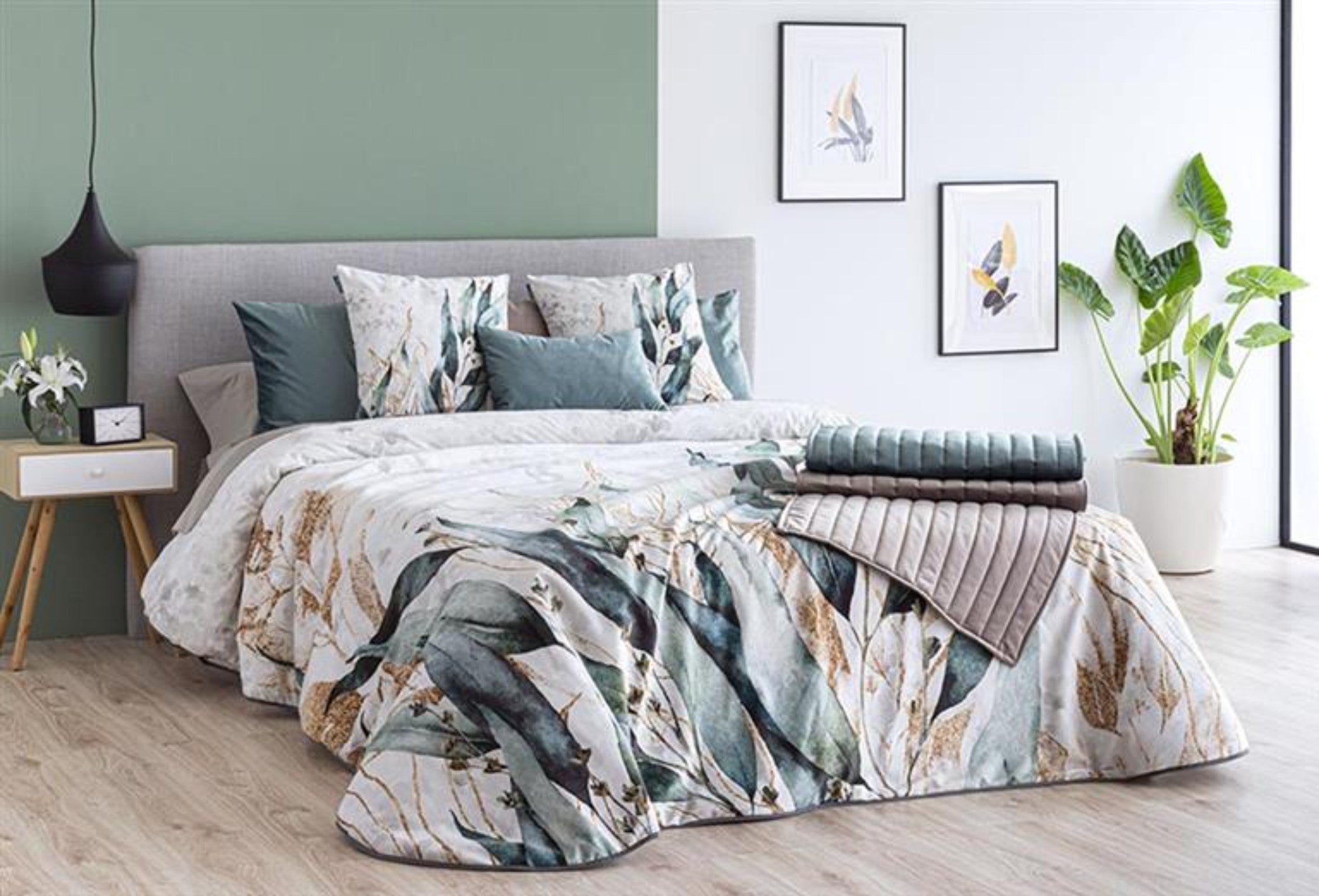 Colcha bouti de terciopelo bermeo de invierno para cama de 105 cm