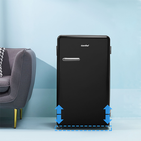 Réfrigérateur Table Top Vintage Comfee RCD93DK2RT(E) - 93L - Classe E - 48.8*49*83.5 cm - Noir - 9