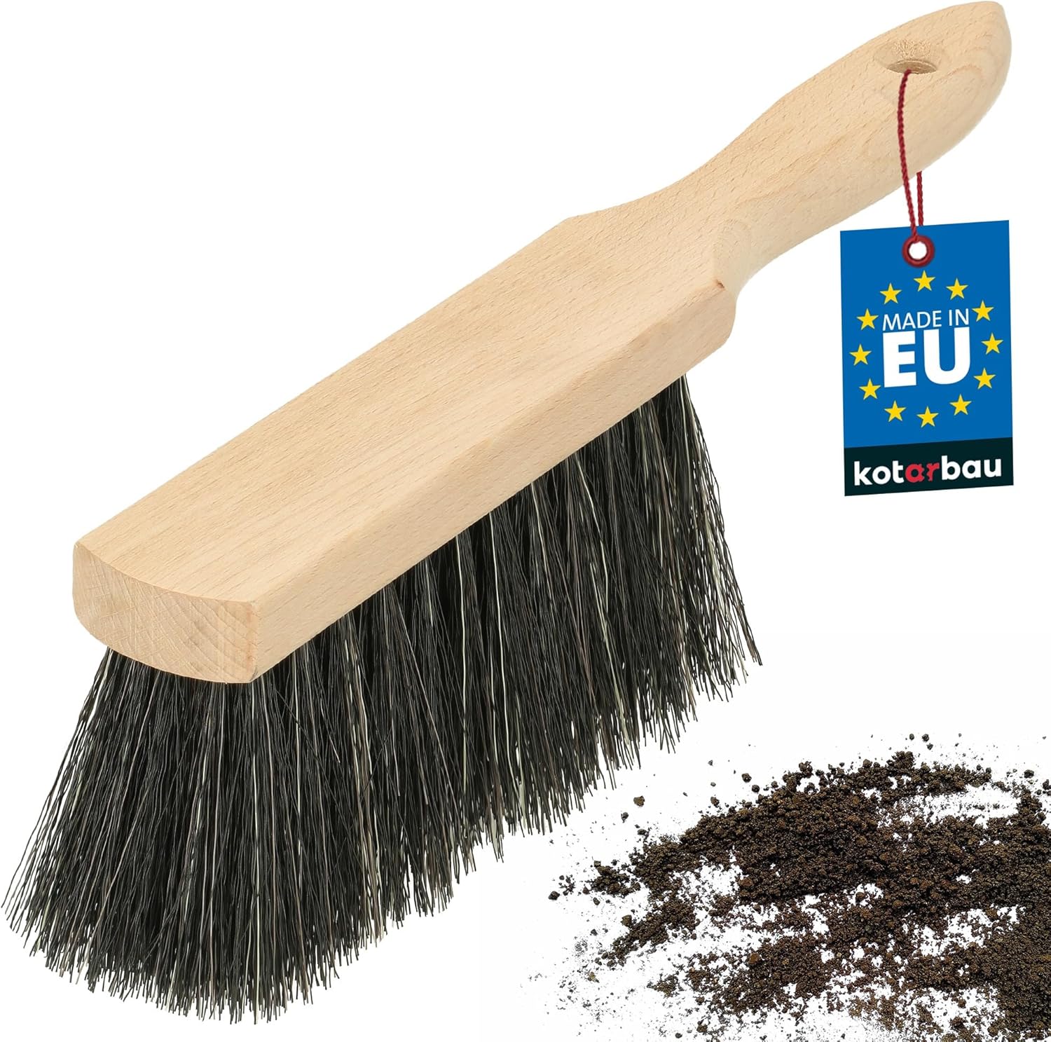 Zmiotka szczotka miotełka mała mieszanka drewniana do sprzątania zamiatania - KOTARBAU