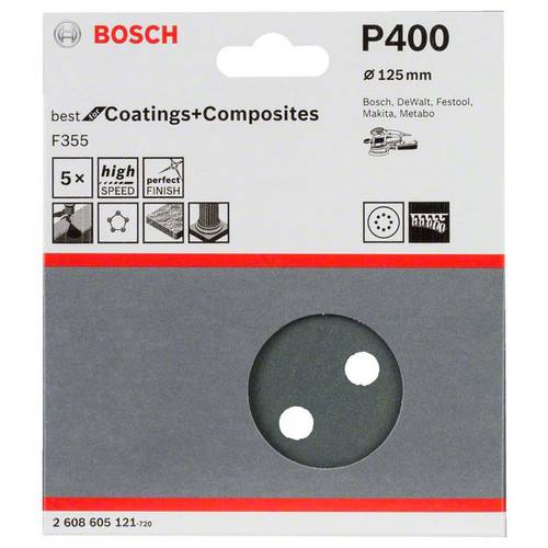 Bosch PRO F355 Tarcza szlifierska 125 mm 400 - 2608605121 - 2