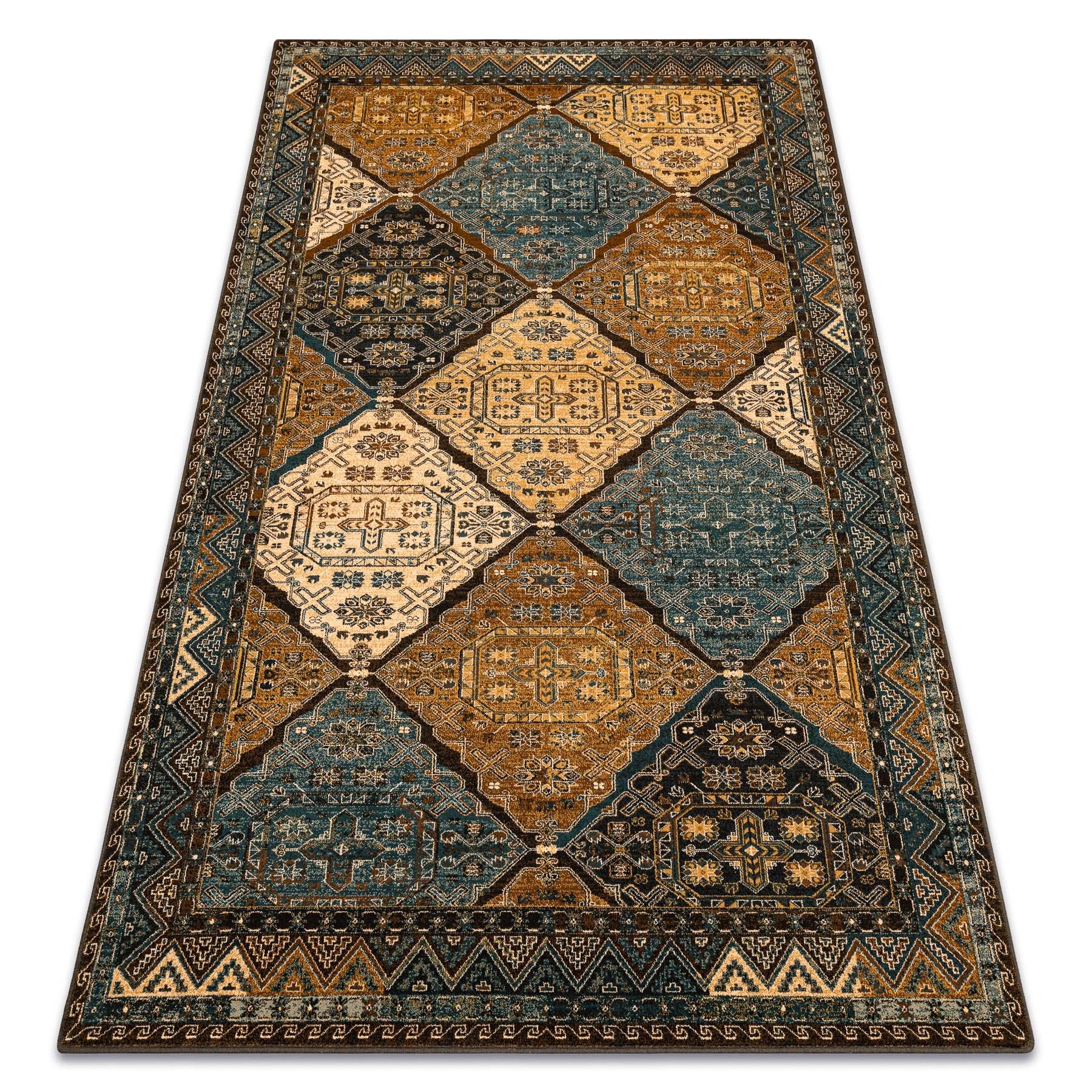 Dywan wełniany POLONIA Astoria orientalny, koniak beż 235x350 cm