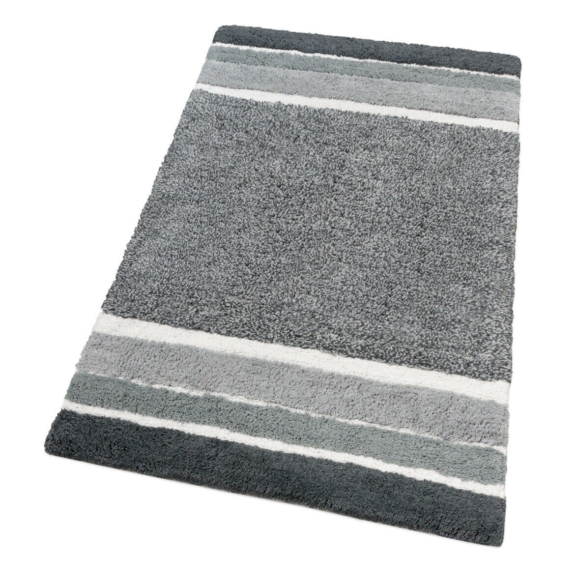 Dywan z Czystej Bawełny 55x90 cm Elegancki Jasne Kolory Miękki Dywan łazienkowy Lub Nocny Szary