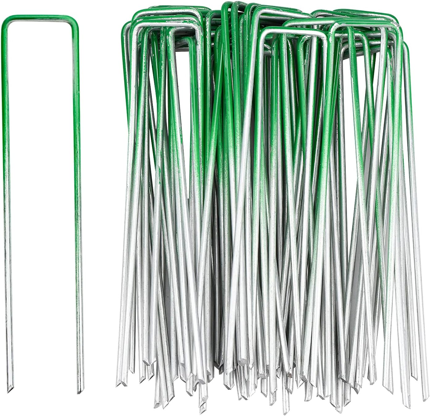 DRE-50 Pièces Piquets De Jardin Avec 50 Rondelles,Garden Pegs