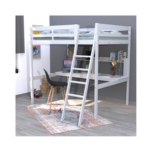 Chambre Adulte En Panneaux De Particules Coloris Blanc, Rechampis Verre Blanc + Chrome - 180x200 Cm - Chambre adulte complète Chambre Adulte En Panneaux De Particules Coloris Blanc, Rechampis Verre Blanc + Chrome - 180x200 Cm - Chambre adulte complète