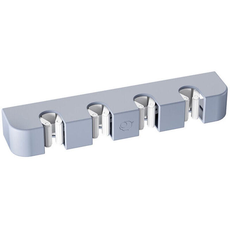 Lot De 4 Porte-Balais Muraux Inoxydable Adhésif - Support Mop Avec Crochets Gris Pour Cuisine Et Garage Lot De 4 Porte-Balais Muraux Inoxydable Adhésif - Support Mop Avec Crochets Gris Pour Cuisine Et Garage