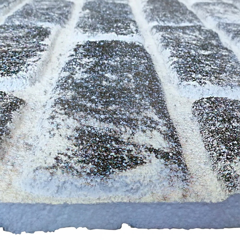 CARBON - Panneau Faux Brique En PSE Résiné Mesure 100x50 Cm Epaisseur 2 Cm - 3