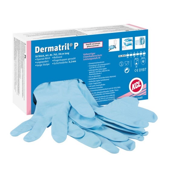 Gants à usage unique Taille (gants): 10, XL KCL Dermatril P 743-10 50 pc(s)