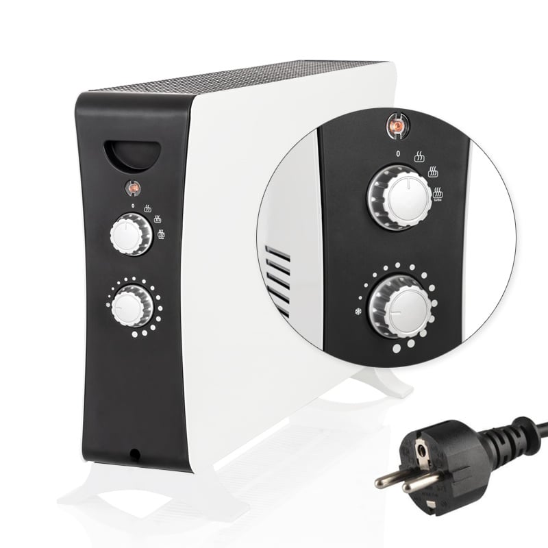 Grzejnik elektryczny konwektorowy energooszczędny z nadmuchem 2000W IP20 Warmtec EWH-2000