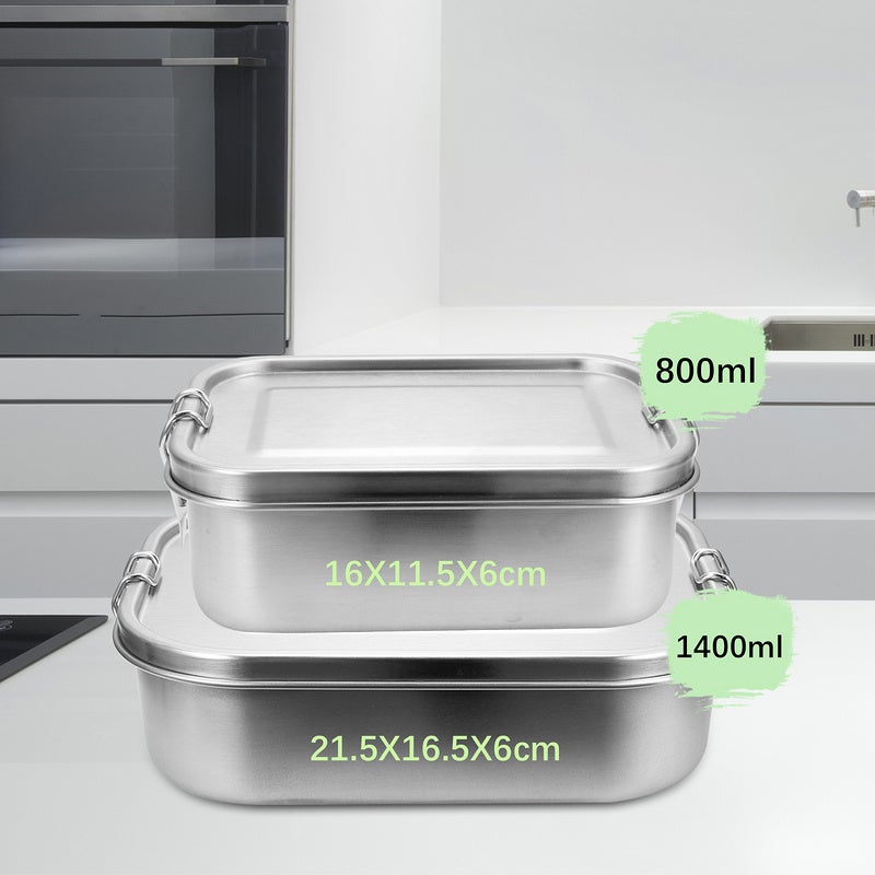 Scatola Per Il Pranzo In Acciaio Inossidabile Senza Plastica Da 800 1400 Ml Scatola Per Pranzo In Acciaio Inossidabile Senza Bpa 800 1400 Ml 91813655