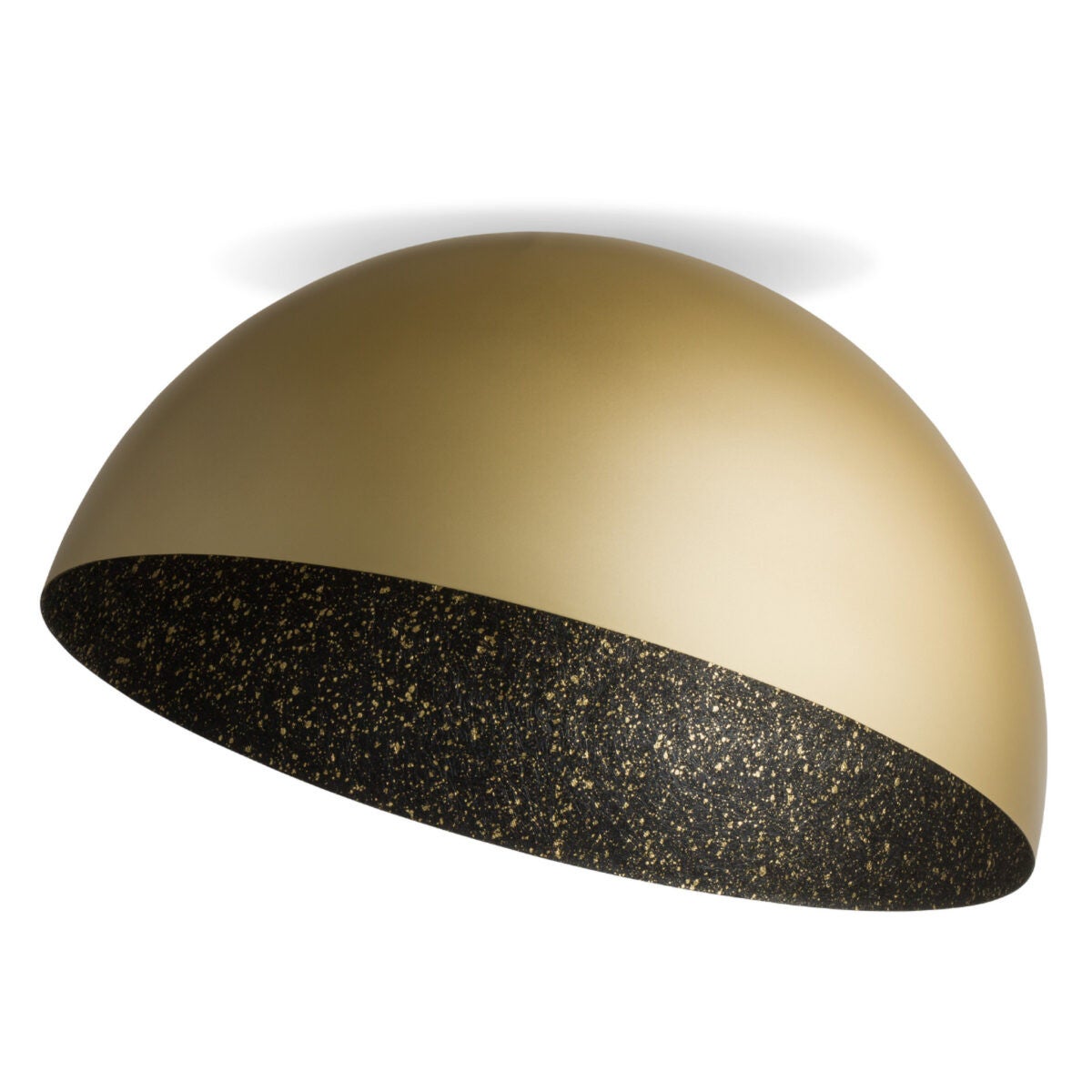 Lampa sufitowa wisząca Sfera złoto-czarna 1xE27x15W dekoracyjna wym: 45 x 70 x 70 cm metal SIGMA