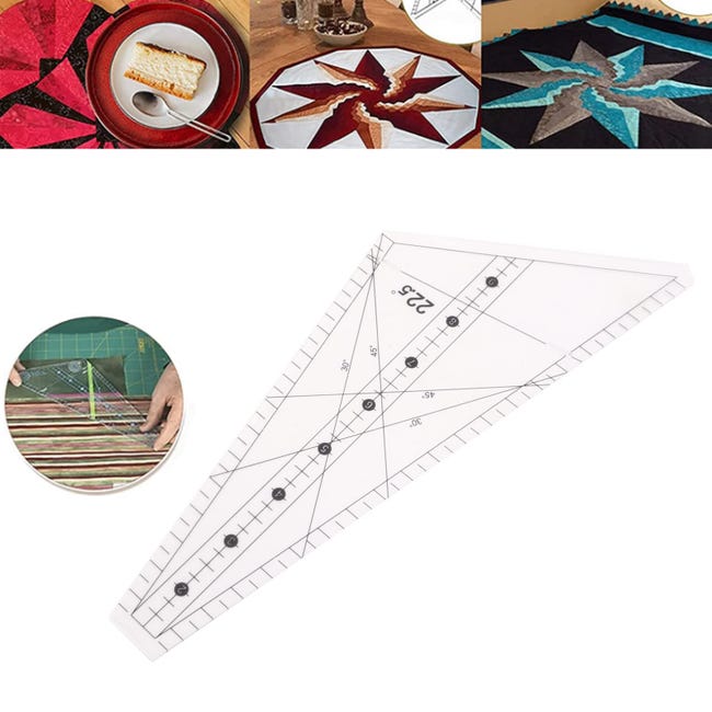 Righello Trasparente Per Cucito E Quilting - 5x30 Cm, Precisione E Chiarezza - Foto 12