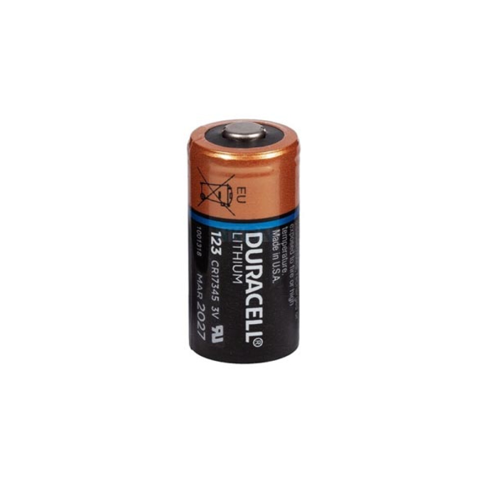 Bateria litowa Duracell CR123A 3 V 1550 mAh srebrna
