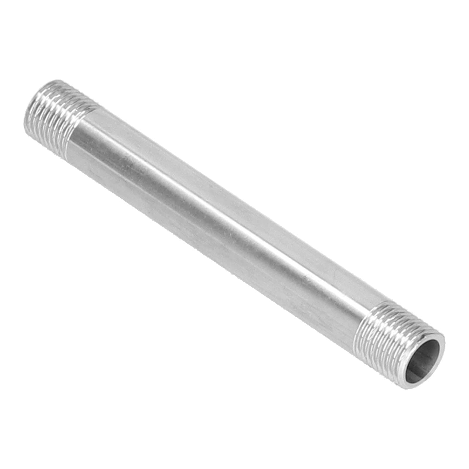 Złączki rurowe ze stali nierdzewnej, gwint męski G1/4, 10cm, złącze mocujące rury gwintowane, materiały hydrauliczne