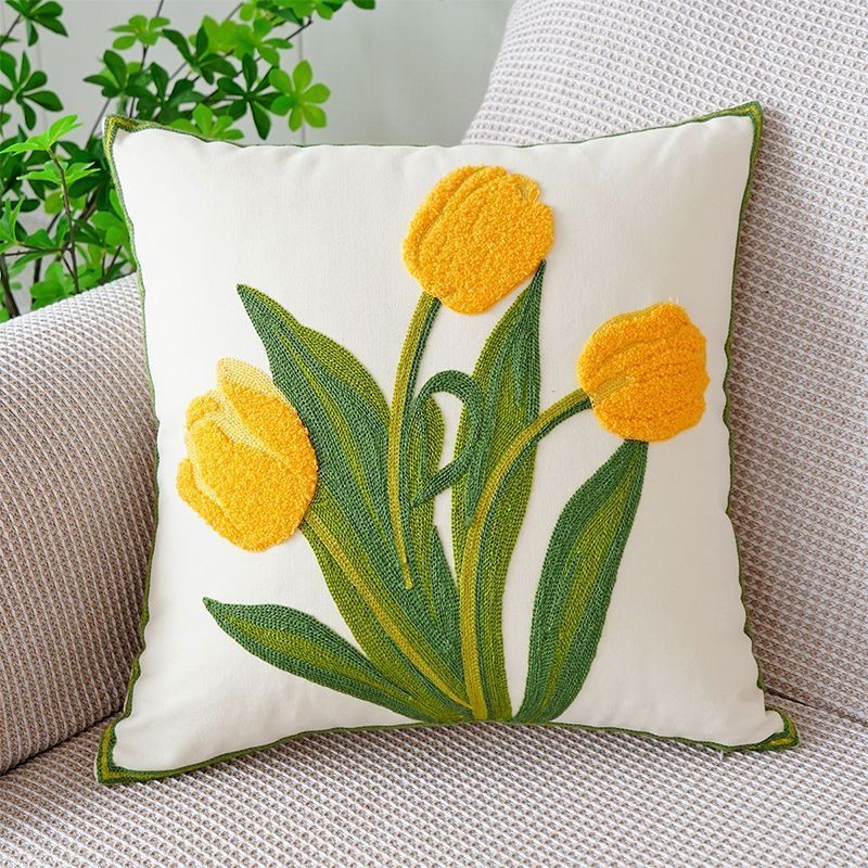 Acquista Fodera per cuscino con motivo geometrico, serie di fiori e piante, decorazione per la casa, federa quadrata, decorazione per casa e ufficio in Italia a partire da 2.65