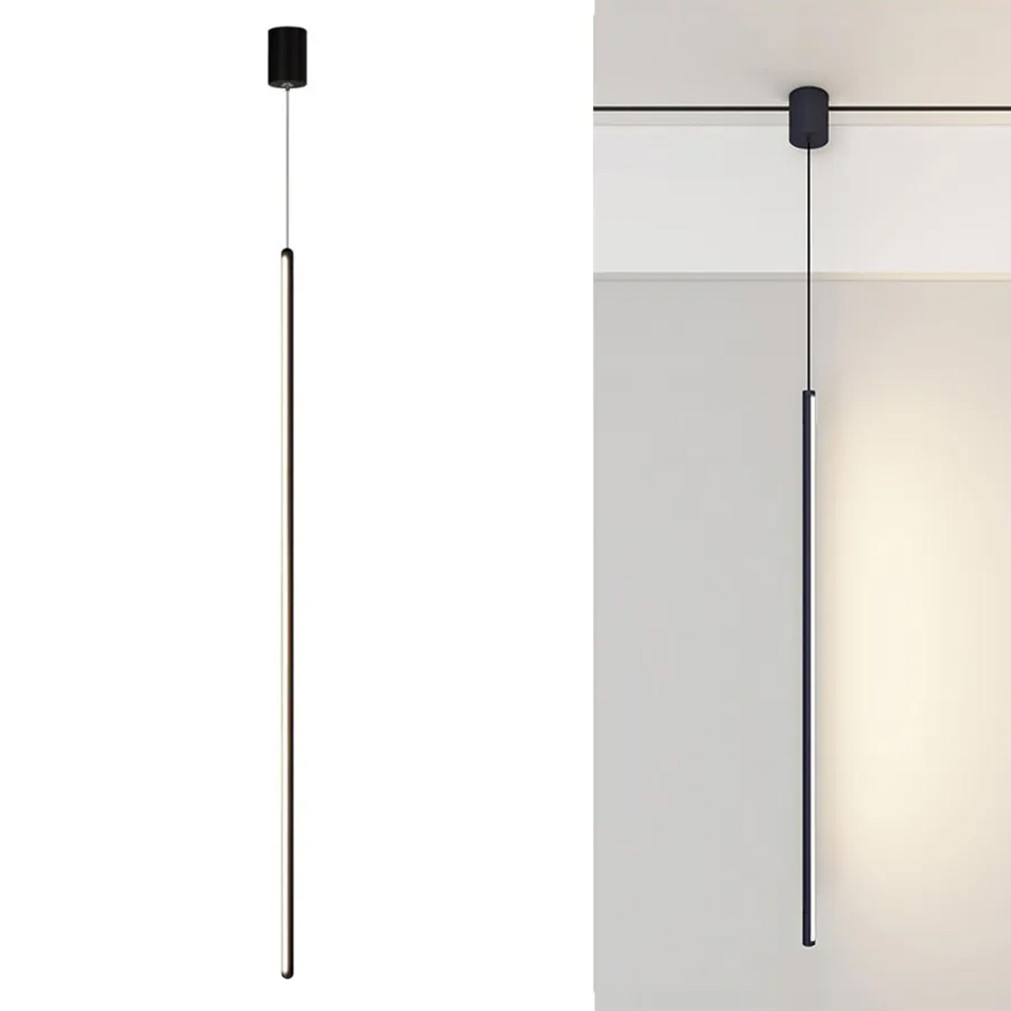 Lampa Sufitowa Wisząca Led Toolight Led App1449-C Czarny 100Cm