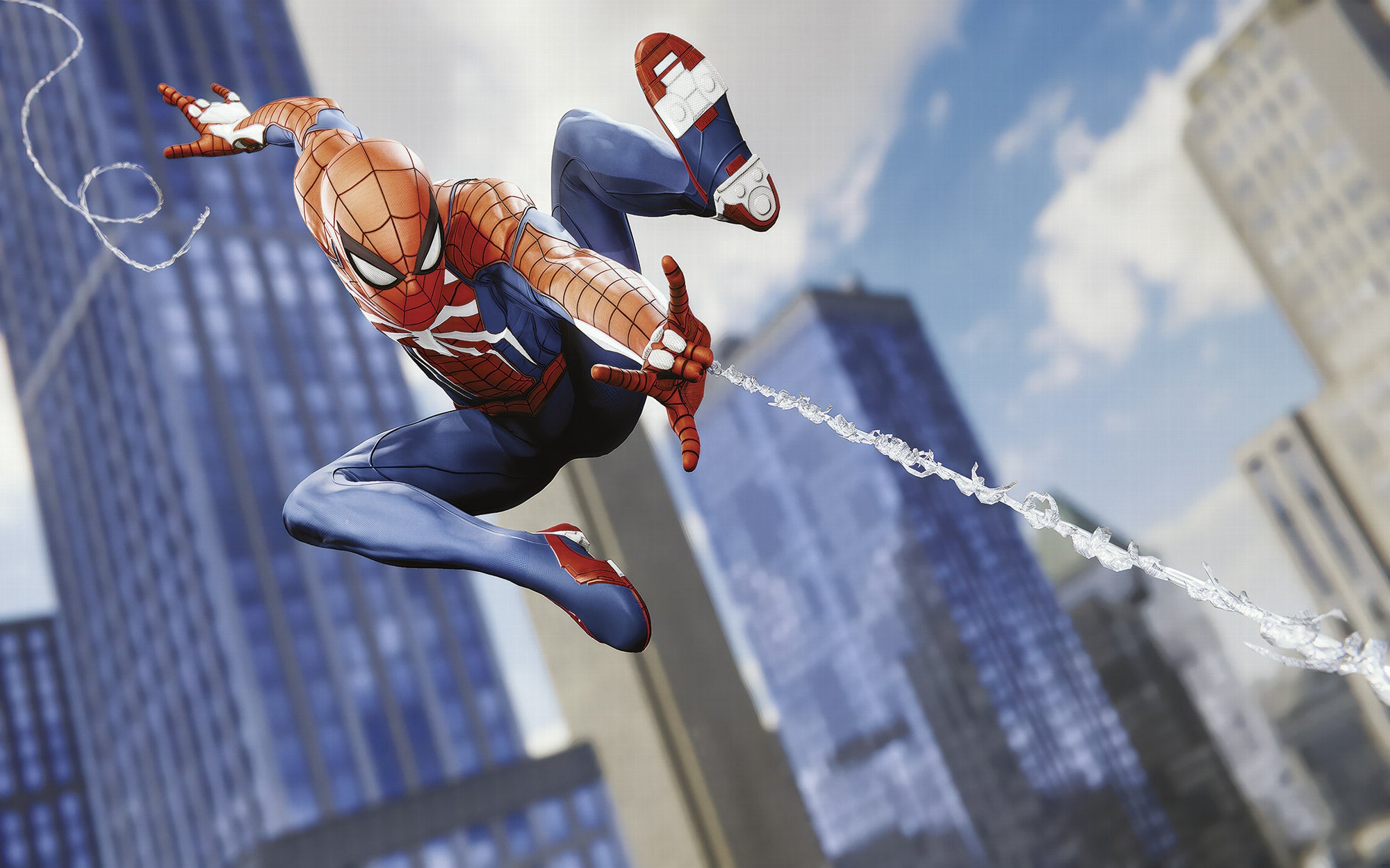 Komar Image Sur Châssis - Marvel Spider-Man Web Shoot