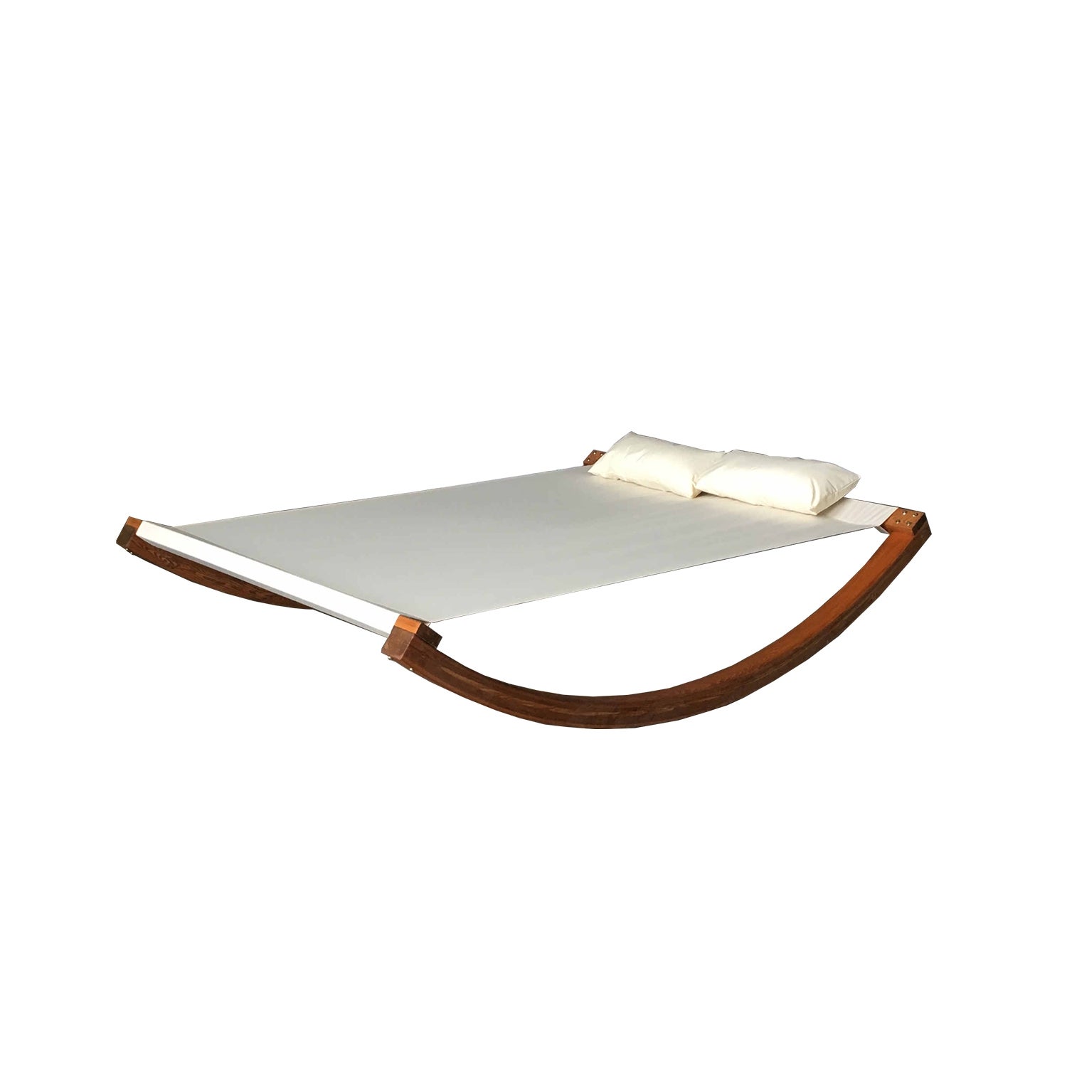 Vigor 9693770 Amaca A Dondolo Resort Lettino Con Tettuccio Parasole – Struttura In Acciaio, 190x127x200cm, Portata 120kg, Colore Marrone