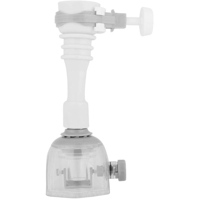 Przedłużka do kranu kuchennego 360°, obrotowa głowica oszczędzająca wodę do kranu zlewozmywakowego z filtrem (13 cm, szara)