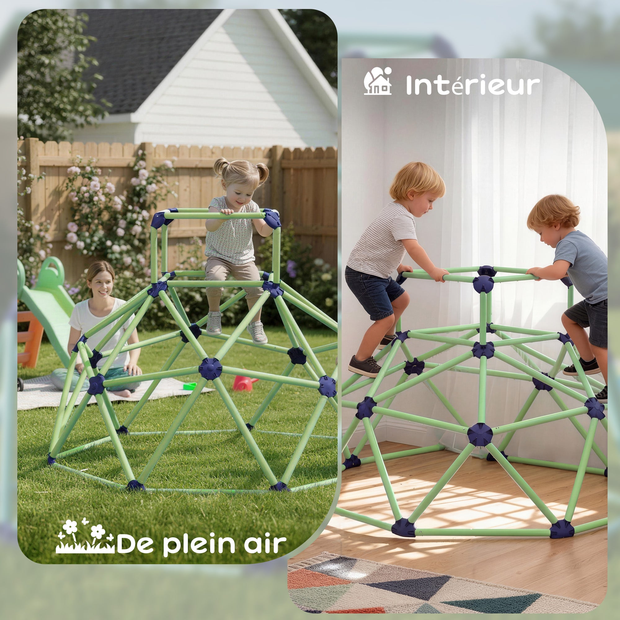 Dôme d'escalade pour enfants plastique AIYAPLAY - 7