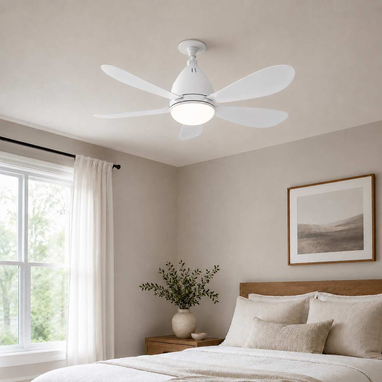 Ampoule Ventilateur LED E27 11W CCT avec Télécommande - SILUMEN - 2