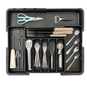 Organizador de cubiertos expandible,organizador de cajones