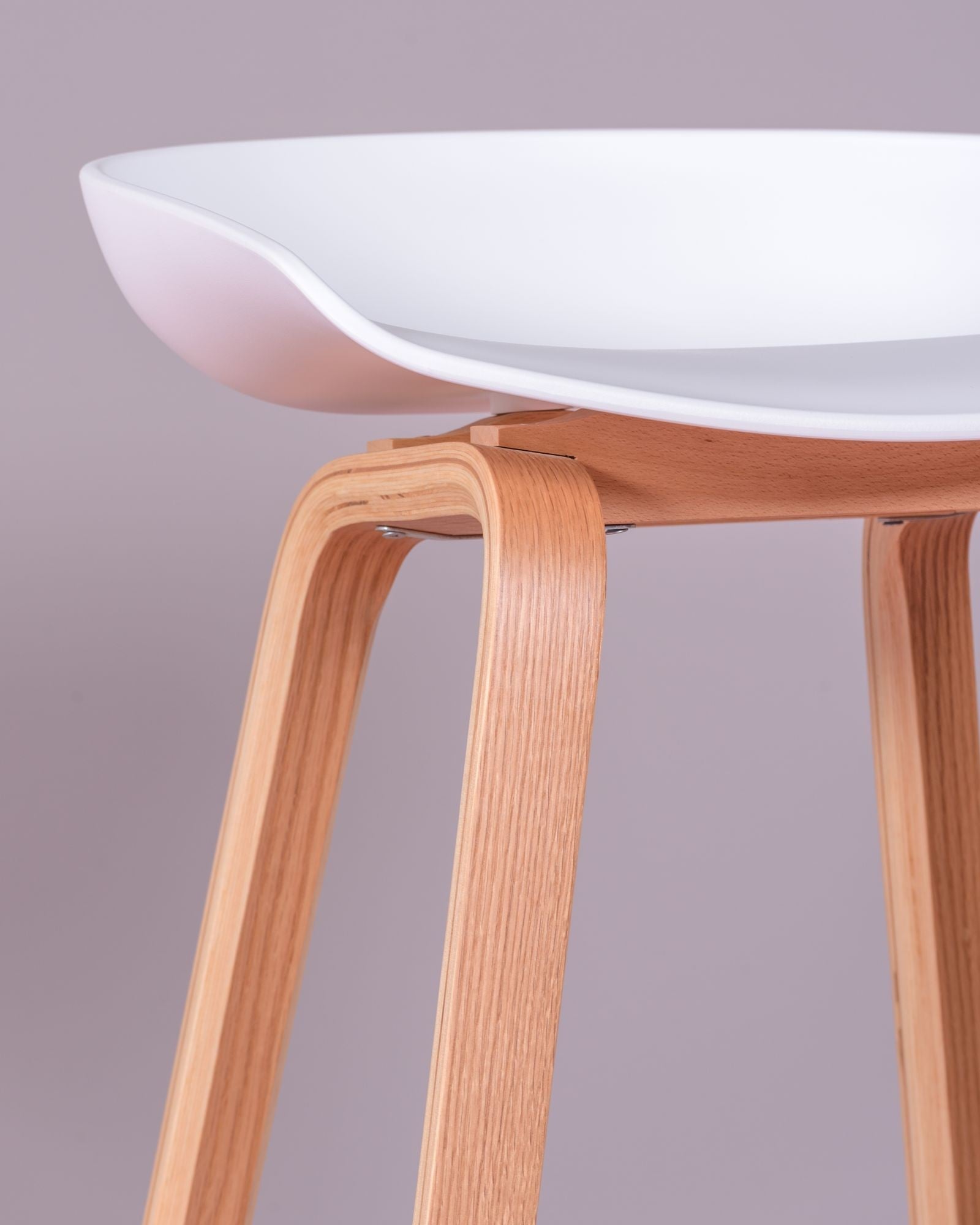 Tabouret nordique avec pieds en bois de hêtre (75cm) - Daxer - 4