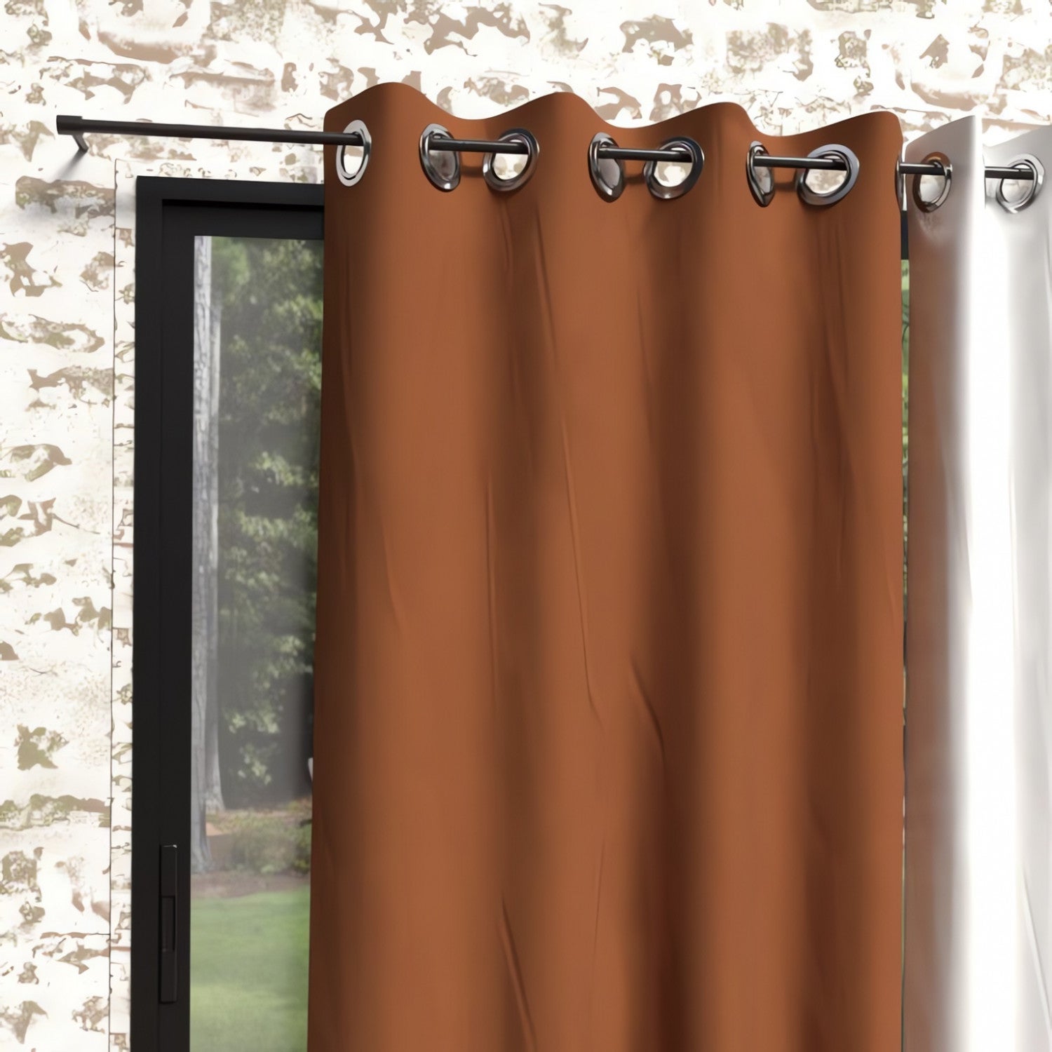 Rideau à Oeillets Arthur Beige - 135x250 Cm - 100% Polyester - Prêt à Poser - Décoration Tendance - 4