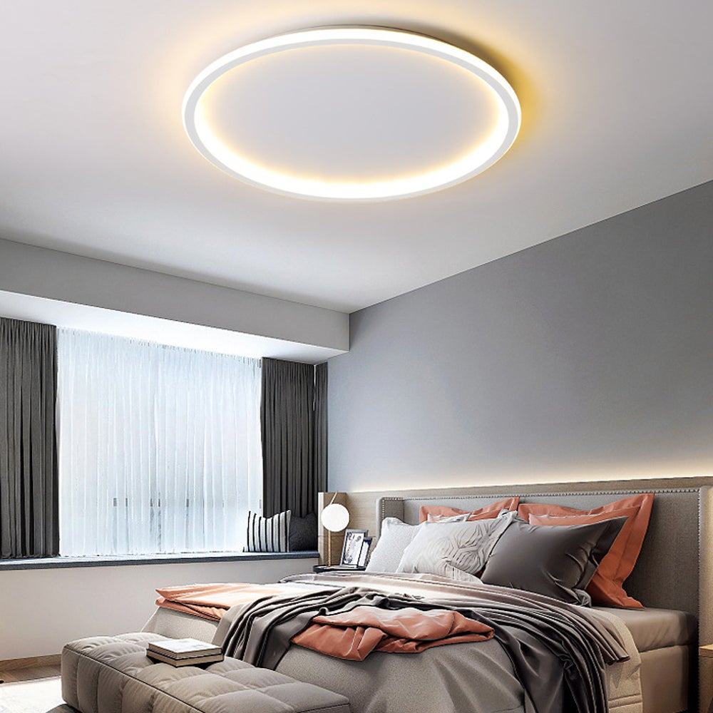 Plafonnier LED Encastré Rond 8,3 Pouces 18W 6500K | Blanc Froid, Économe En Énergie, Épaisseur 24mm - Pour Chambre, Cuisine, Bureau - 6