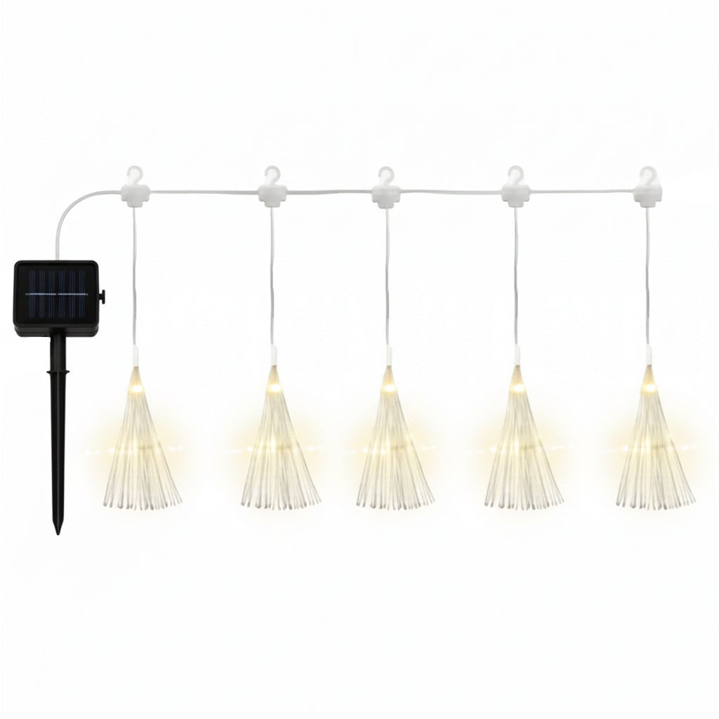Lampki solarne FIREWORKS 450 LED 4M