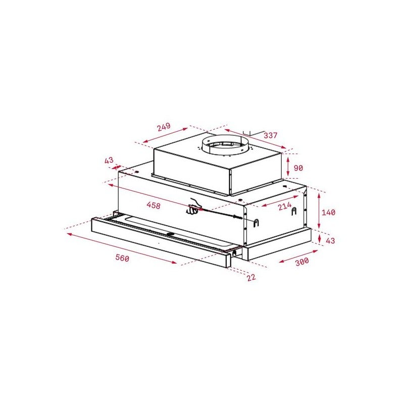 Hotte standard Teka 40436840 265W 730m3/h Inox - 4