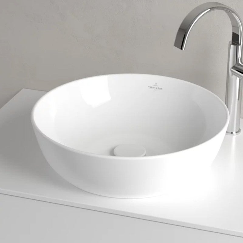 Vasque ronde à poser VILLEROY ET BOCH Artis Blanc CeramicPlus - 3