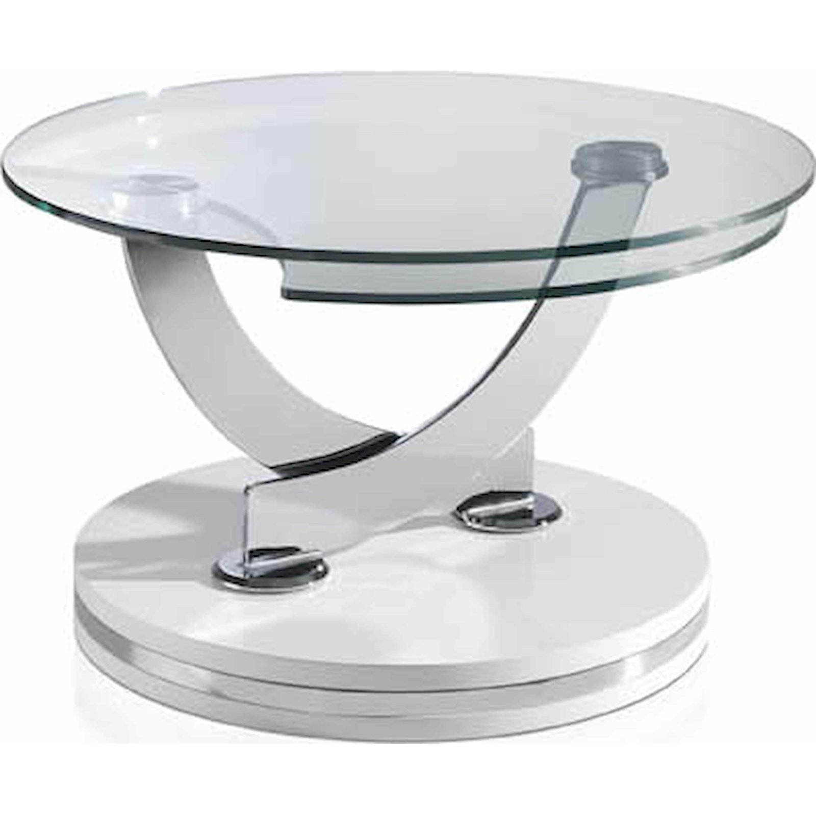 Table à Manger Extensible En Verre Et Métal Gris, 110/170 X 70 X 75 Cm Milan 800x800 Vpknt6r