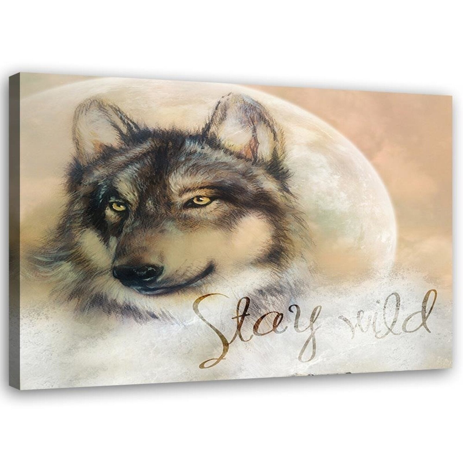 Obraz na płótnie, Wilk Zwierzeta Stay Wild 120x80