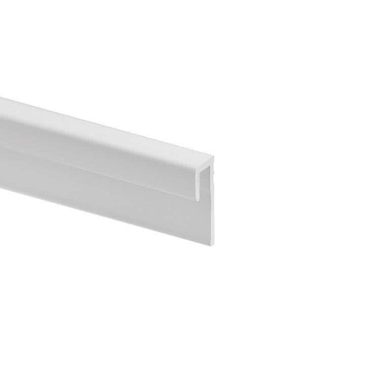 Schulte pack de 4 profilés 255 cm: 2 profilés de finition + 1 profilé d’angle + 1 profilé d'extension pour panneaux muraux, DécoDesign,&nbsp;aspect chromé - 2