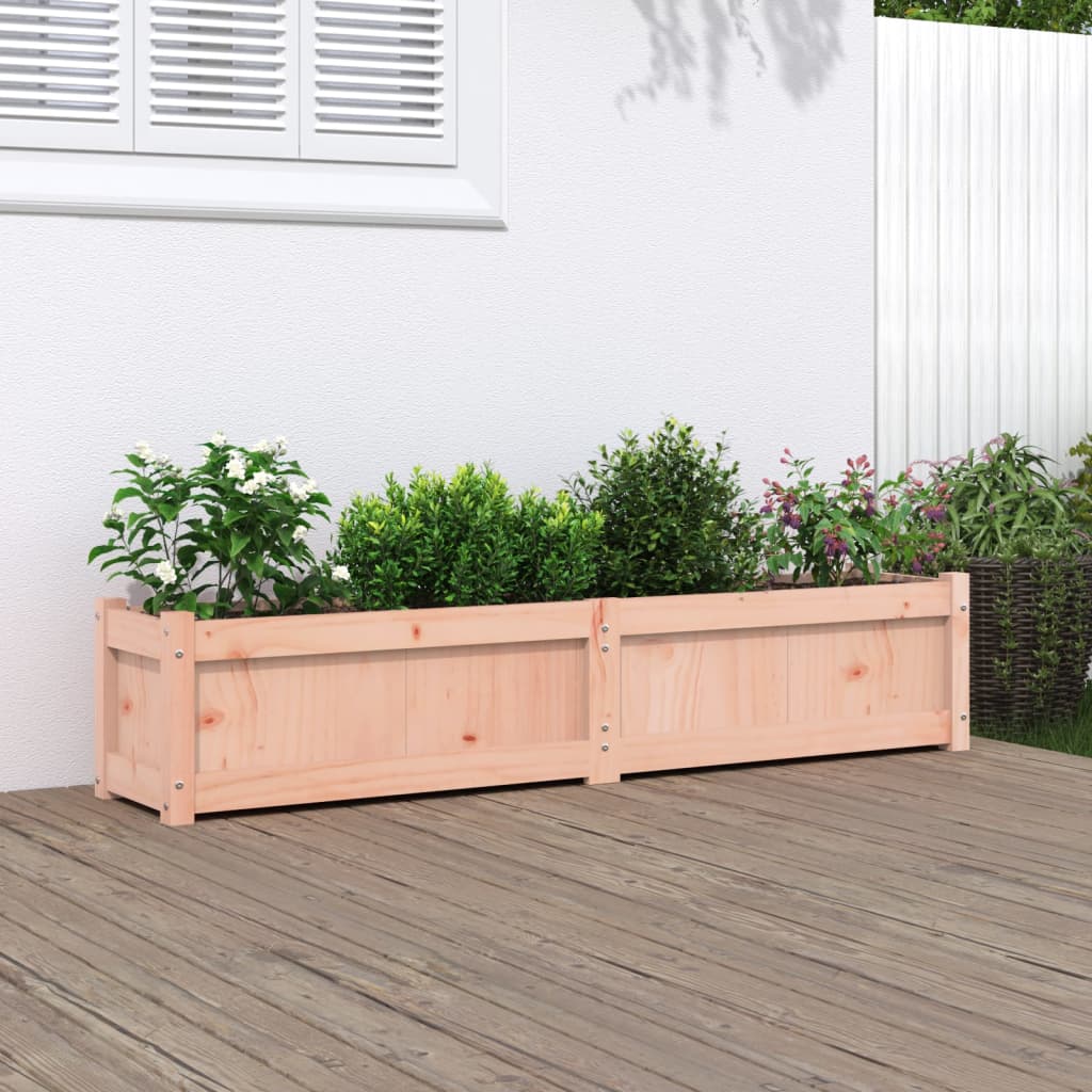 Jardinière Bac à Fleurs - 150x31x31 Cm Bois Massif Douglas - 2