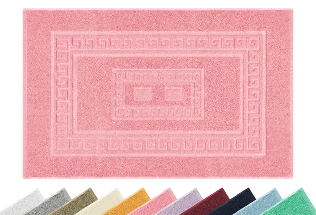 TODAY Tappetino Da Bagno In Cotone Morbido - Rosa 50x80 Cm - Qualità Superiore E Fibre Naturali - 2