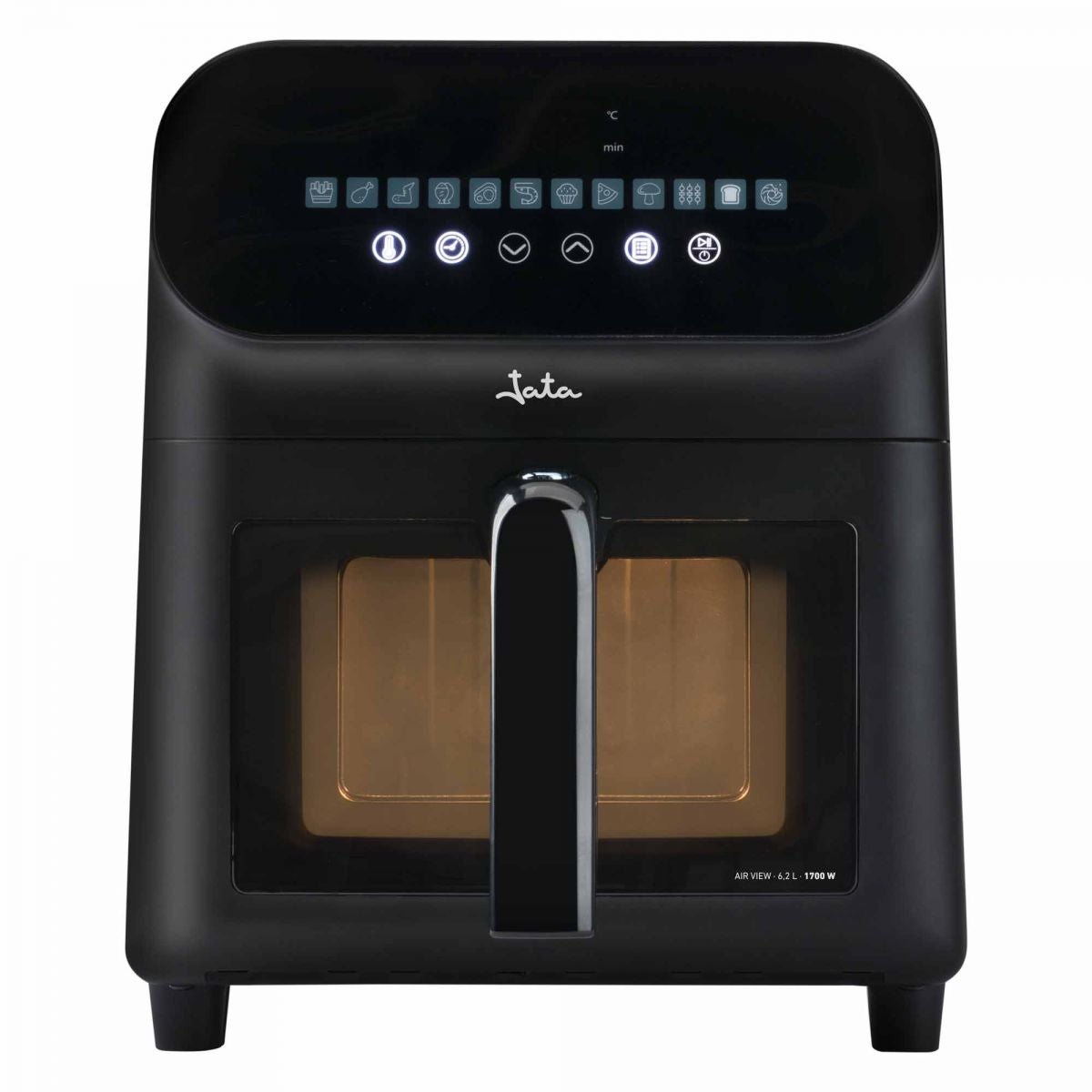Freidora sin aceite jata jefr1230 6,2l digital ventana y luz