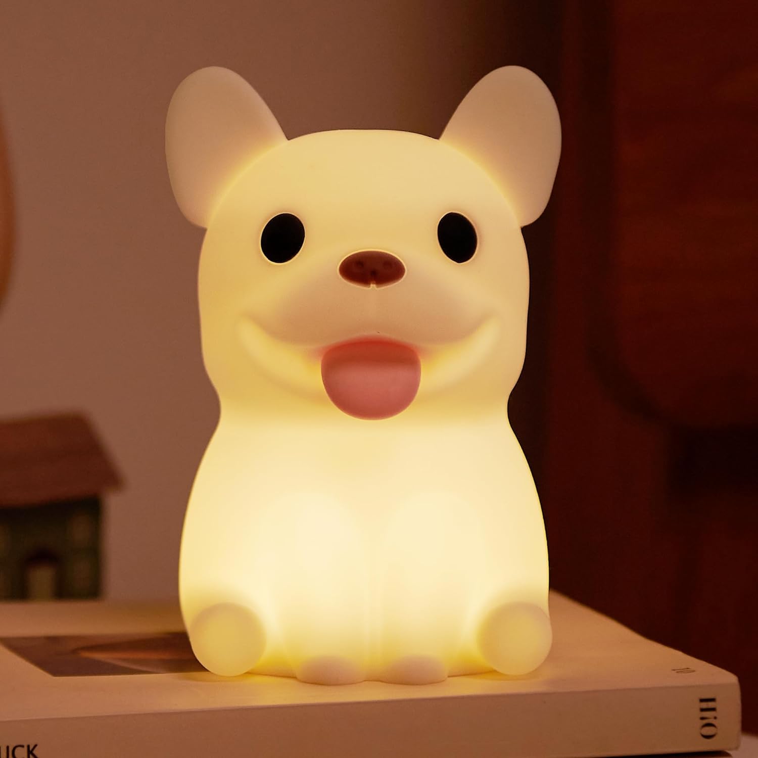 Lampe Veilleuse Fantôme En Forme De Teckel – Résine Vintage, Lumière Douce, Décoration Halloween Ou Quotidienne - 3