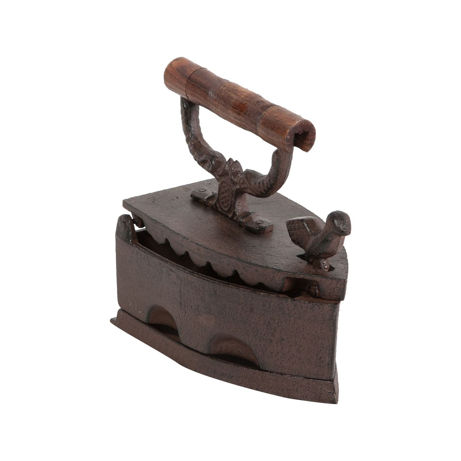 Biscottini carbón de hierro 18x10x18 cm | hierro fundido | hierro fundido | objetos de época | chucherías de época