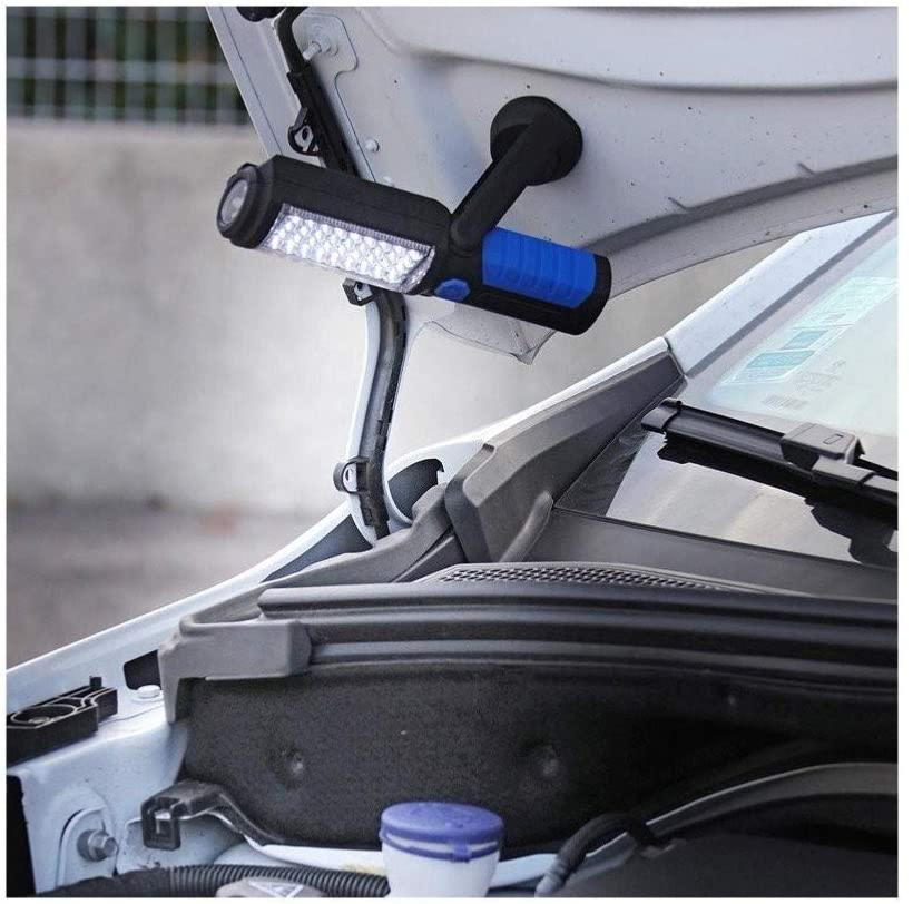 Lampe baladeuse 10 LED avec base magnétique - inspection - travaux - mecanique - 2