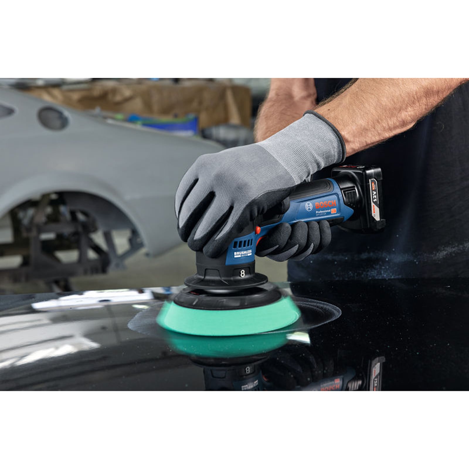 BOSCH PROFESSIONAL GPX 12V-125 Polerka Excentryczna - 12V - Bateria i Ładowarka Nie Wliczone - 5
