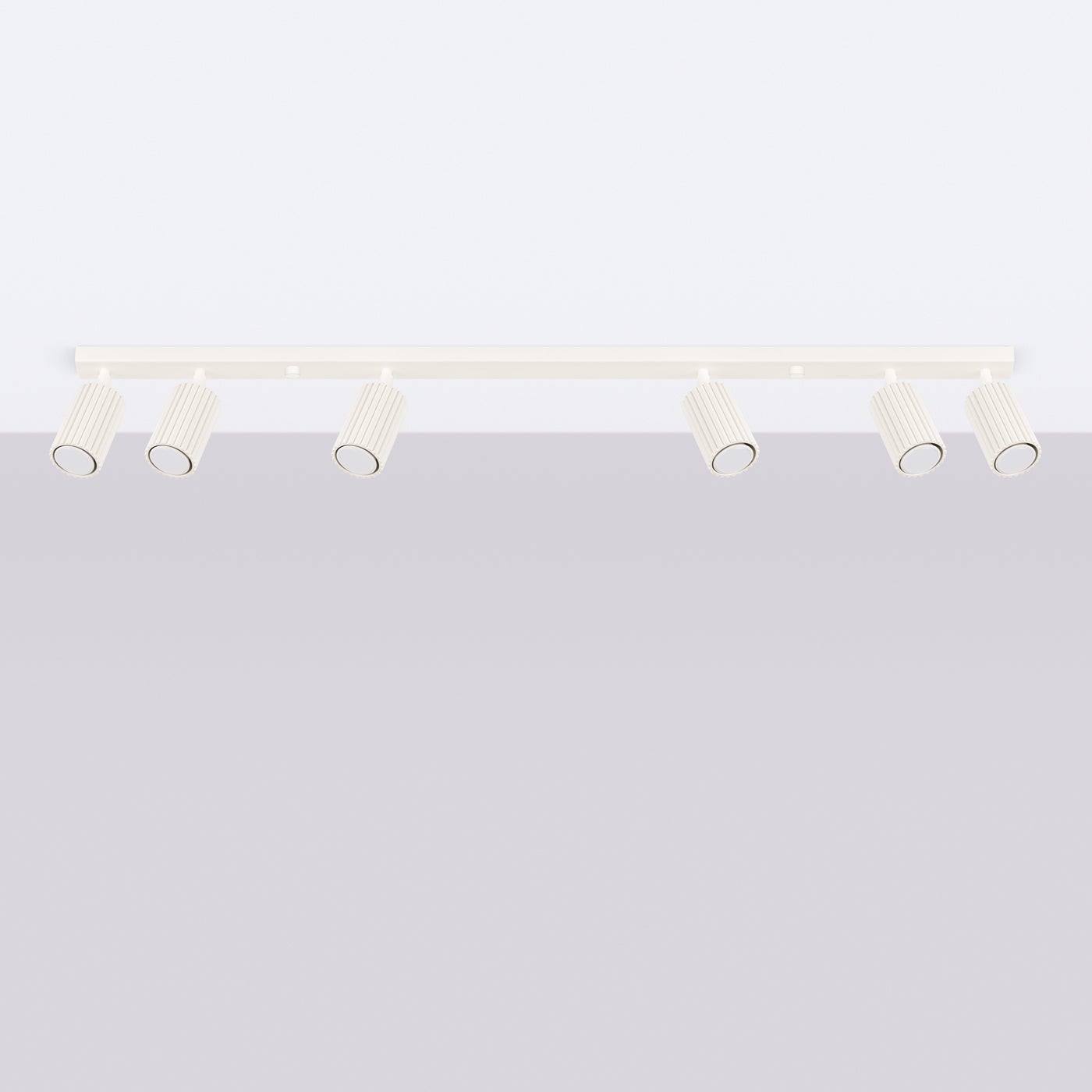 Plafon GLOOW 6L beżowy LED 4000K - 117x6.5x16.5cm Sollux