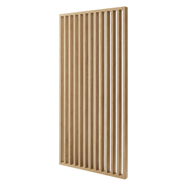 Ścianka działowa z lameli gotowy zestaw LAMELE3D - Dąb Natura - Szer. 99cm