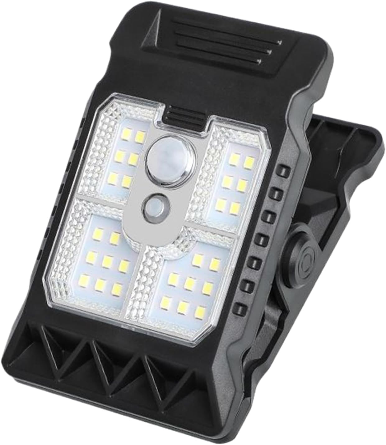 Lampa solarna mocowana na klipsie - Lampa solarna zewnętrzna, 4,4 cala - 400 mAh, wodoodporna, z czujnikiem ruchu