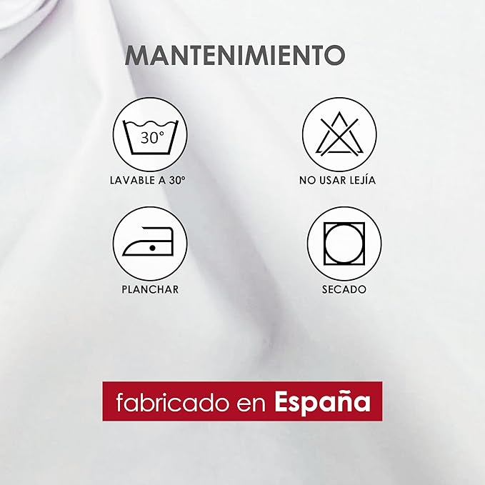 Colcha Verano Lisa mod. Trebol Color Blanco, Cama 180 - 6